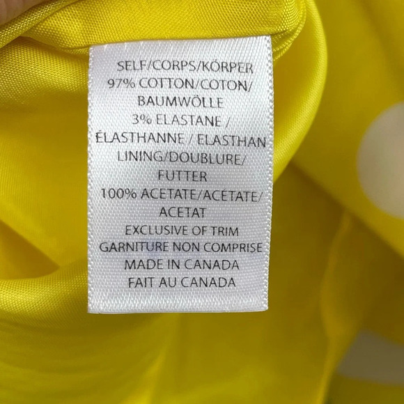 Pink Tartan Yellow  Polka Dot Skirt, size 2 - Picture 4 of 8